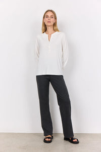 Soya Concept - Blouse - Off White - 26697