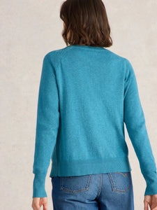 White Stuff - Cardigan Bleu - Bleu - 443041