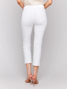 Charlie B - Pantalon - Blanc - C5613/615A