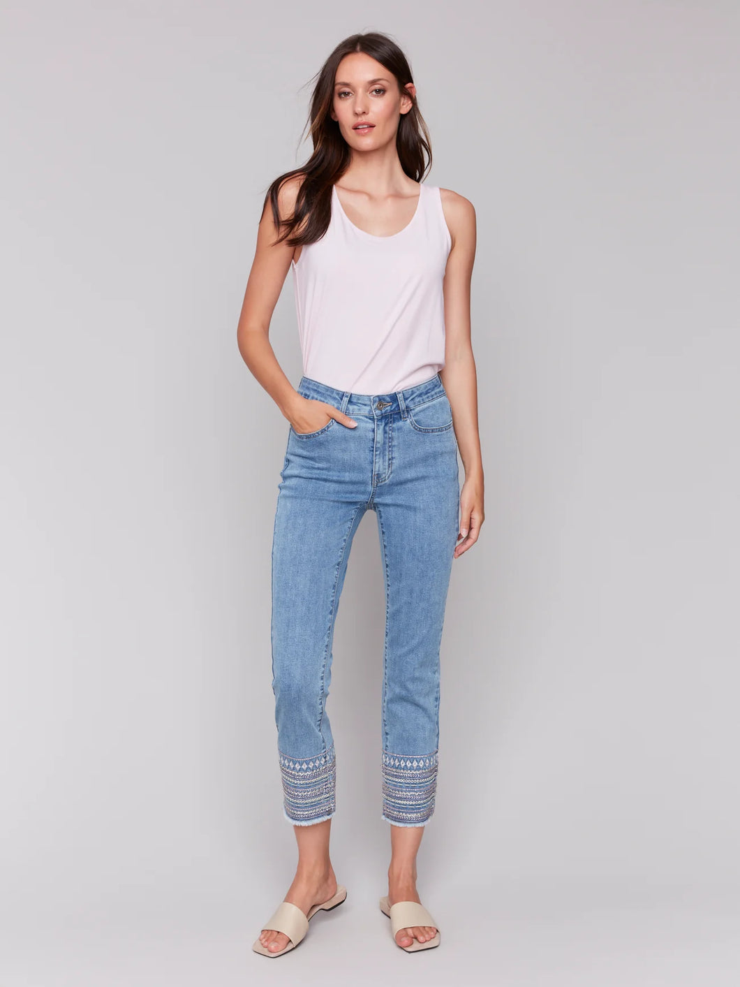 Charlie B - Jeans - Bleu Pâle - C5640/431A