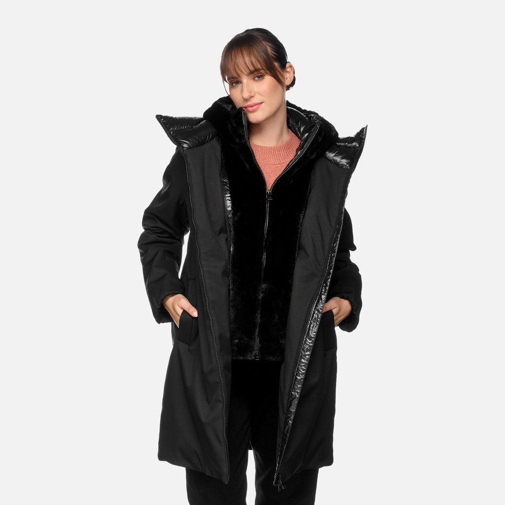 Geox Manteau Black W4620F