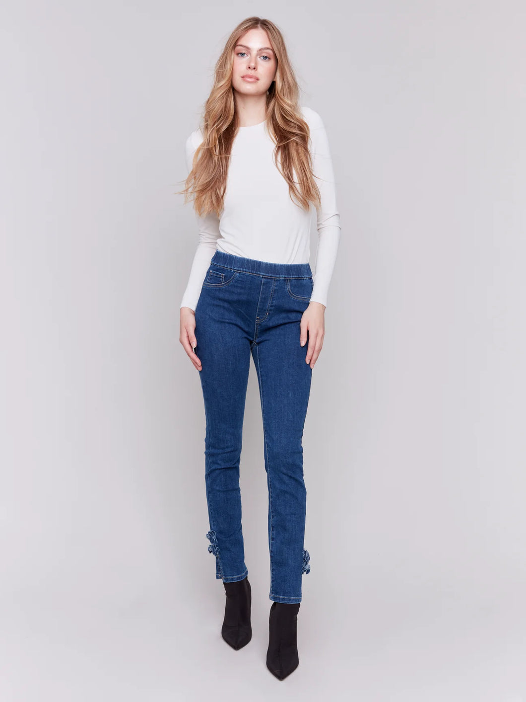 Charlie B - Pantalon - Indigo - C5585-431