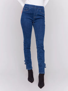 Charlie B - Pantalon - Indigo - C5585-431