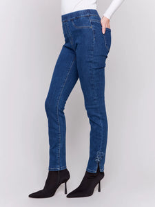 Charlie B - Pantalon - Indigo - C5585-431