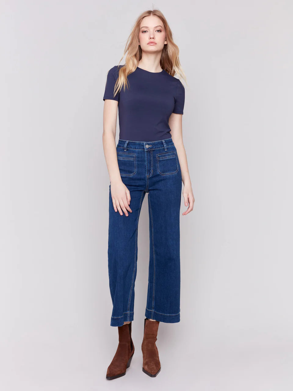 Charlie B - Pantalon - Indigo - C5538-431